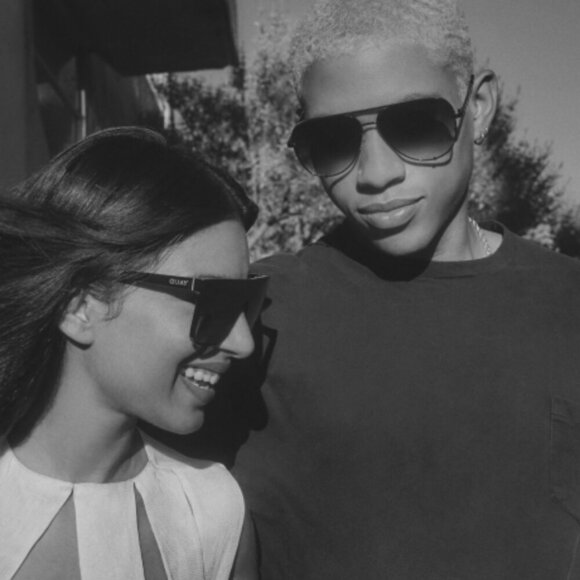 New Quay Australia Jezabell Gold Matte Frame Smoke Polarised Lens Sunglasses - Picture 4 of 4